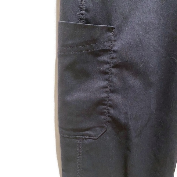 Purple Label Yoga by Healing Hands size XS STRETCH 6-pockets Jogger Cargo Scrubs - Picture 4 of 10